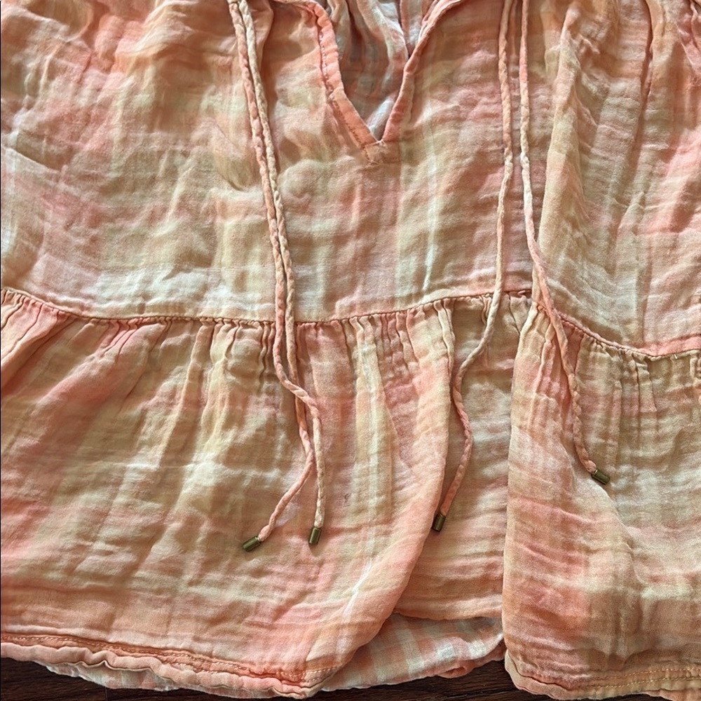 Pilcro Anthropologie gingham top - Picture 6 of 7